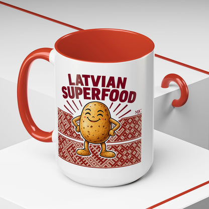 Latvian Superfood Mug | Funny Potato Gift | BalticAF