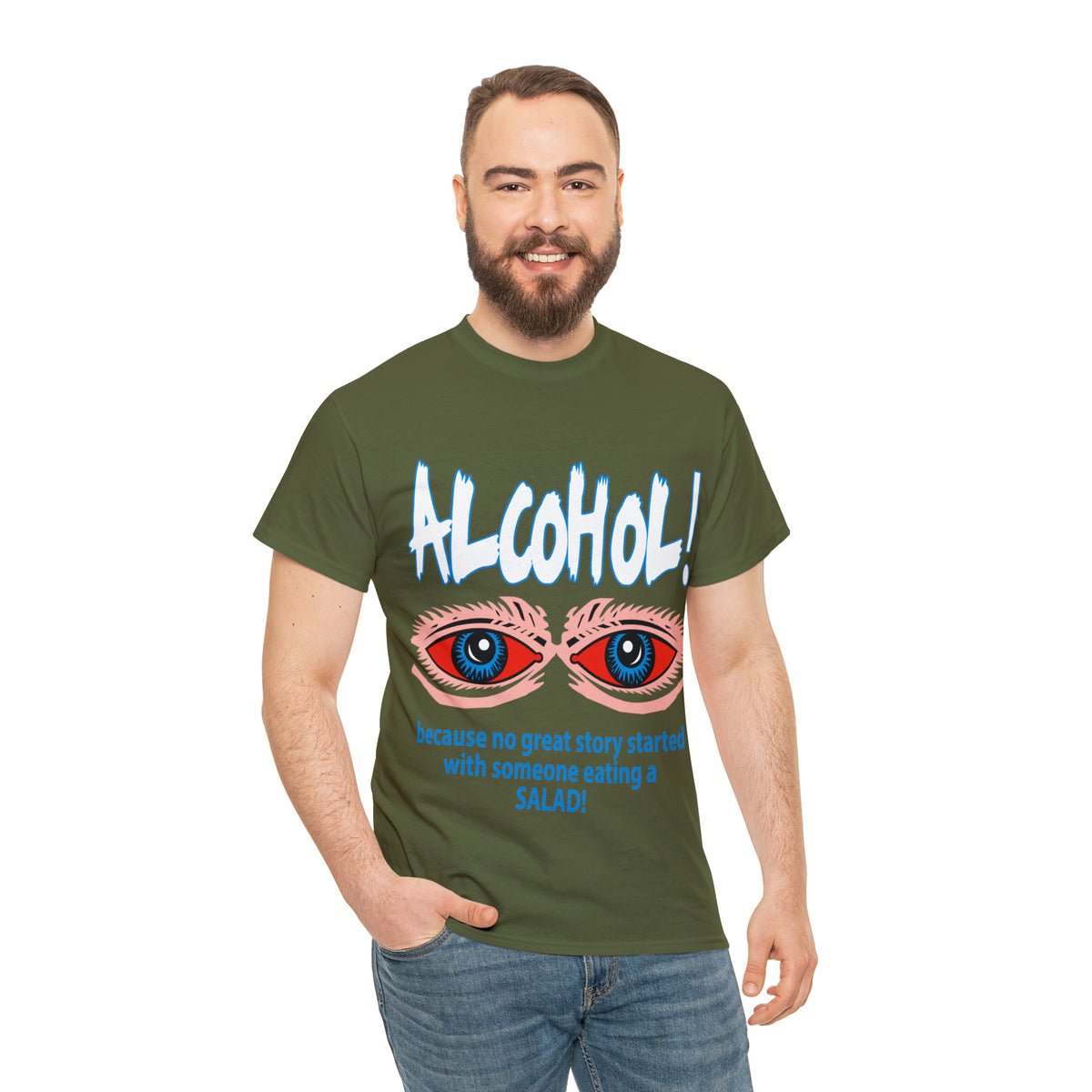 "ALC****" vs Salad - Funny Unisex Heavy Cotton Tee - AUS