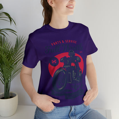 FULL THROTTLE Parts & Service - Unisex Jersey Short Sleeve Tee