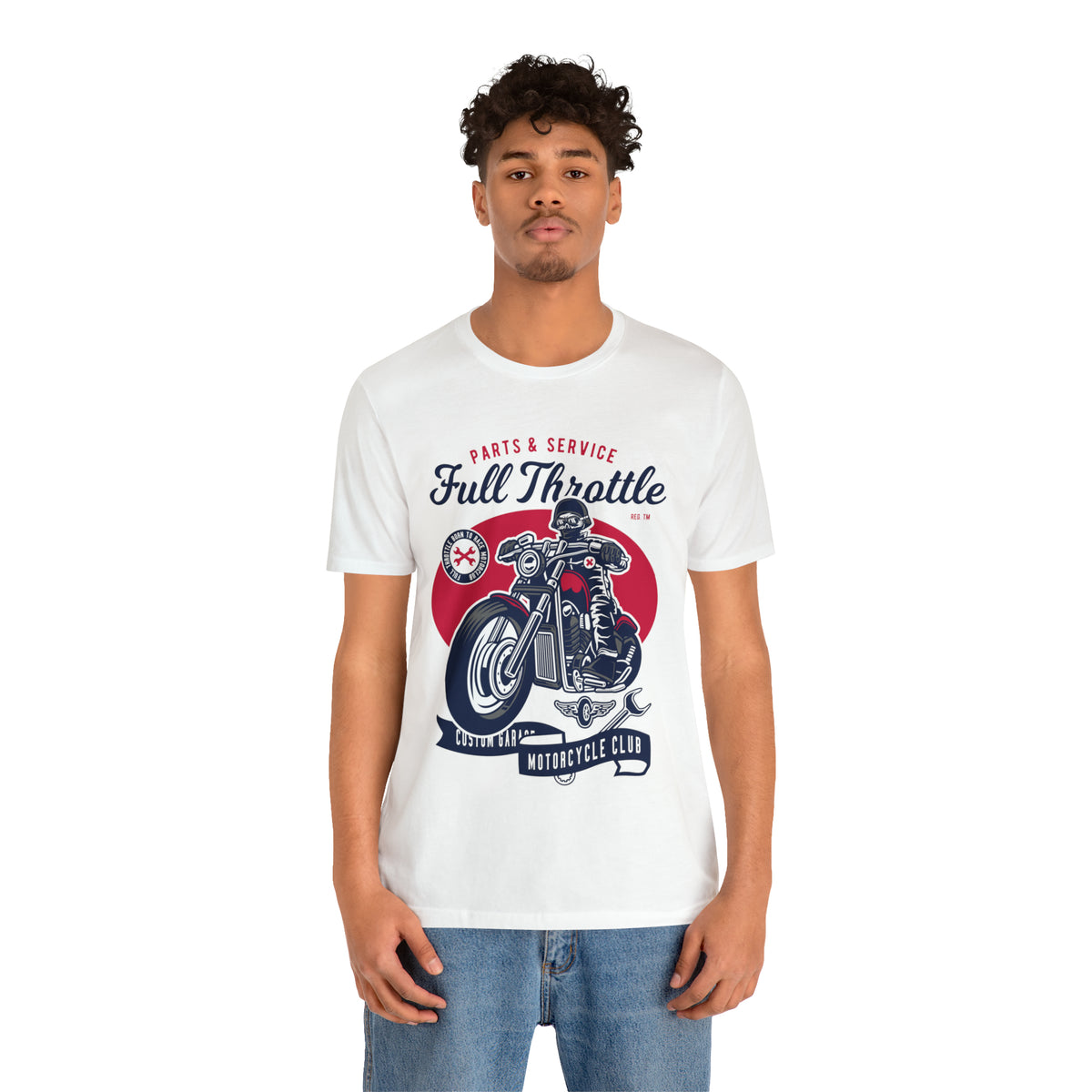 FULL THROTTLE Parts & Service - Unisex Jersey Short Sleeve Tee