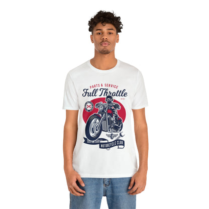 FULL THROTTLE Parts & Service - Unisex Jersey Short Sleeve Tee