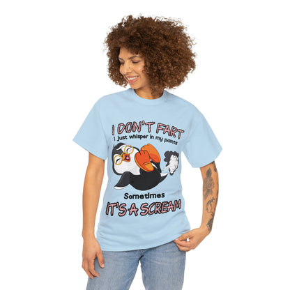 I DON'T FA*T  - Funny Unisex Heavy Cotton Tee - AUS