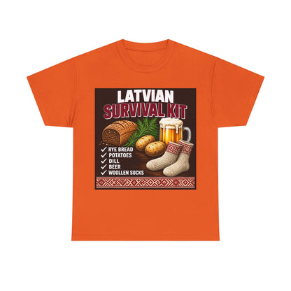 Latvian Survival Kit T-Shirt | Funny Latvian Gift | BalticAF