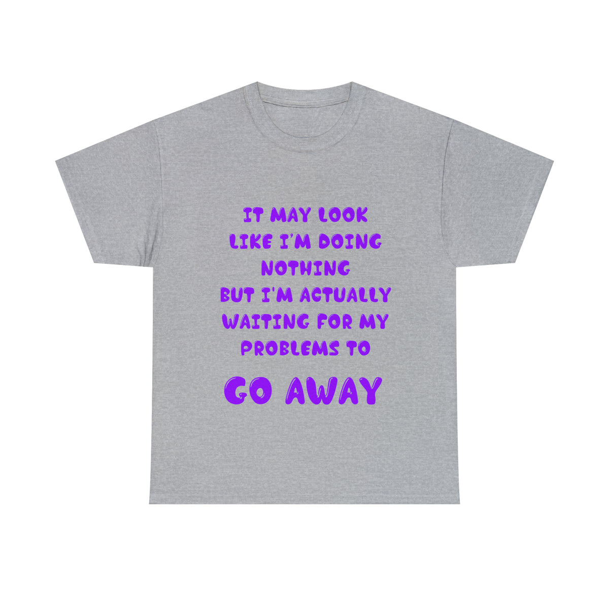 It May Look Like I'm Doing Nothing...  - Unisex Heavy Cotton Tee - AUS