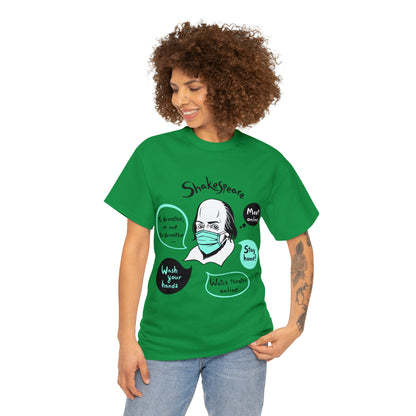 COVID-19 SHAKESPEARE (light) - Unisex Heavy Cotton Tee