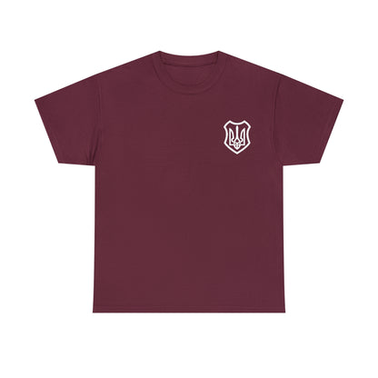 ICONIC UKRAINIAN TRIDENT T-SHIRT version 2 - Unisex Heavy Cotton Tee - AUS