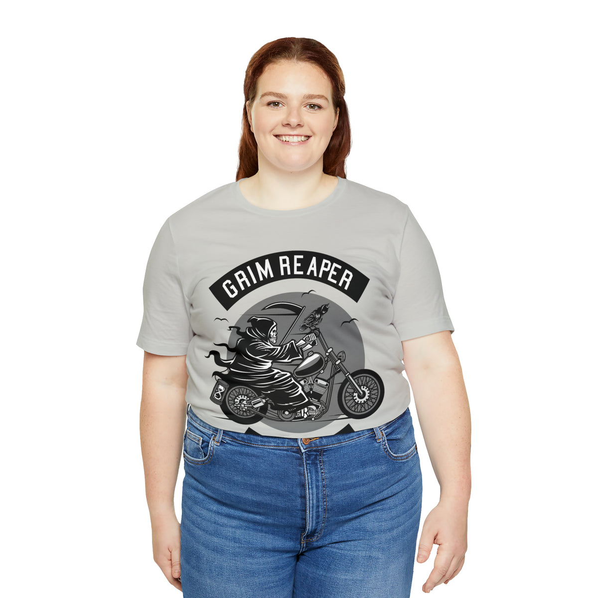 GRIM REAPER Death Motor Club - Unisex Jersey Short Sleeve Tee