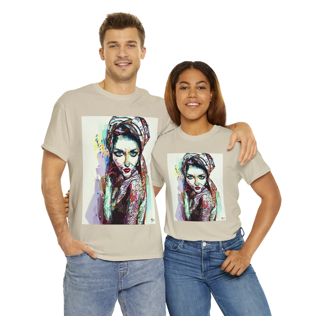 EASTERN BEAUTY - Airt on a Shirt  - Unisex Heavy Cotton Tee - AUS