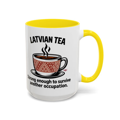 Latvian Tea Mug | Latvian Heritage & Humour Gift | BalticAF