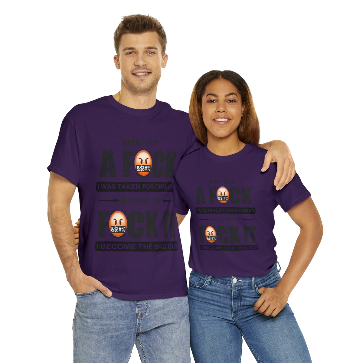 WHEN I GAVE A F***  - Funny Unisex Heavy Cotton Tee - AUS