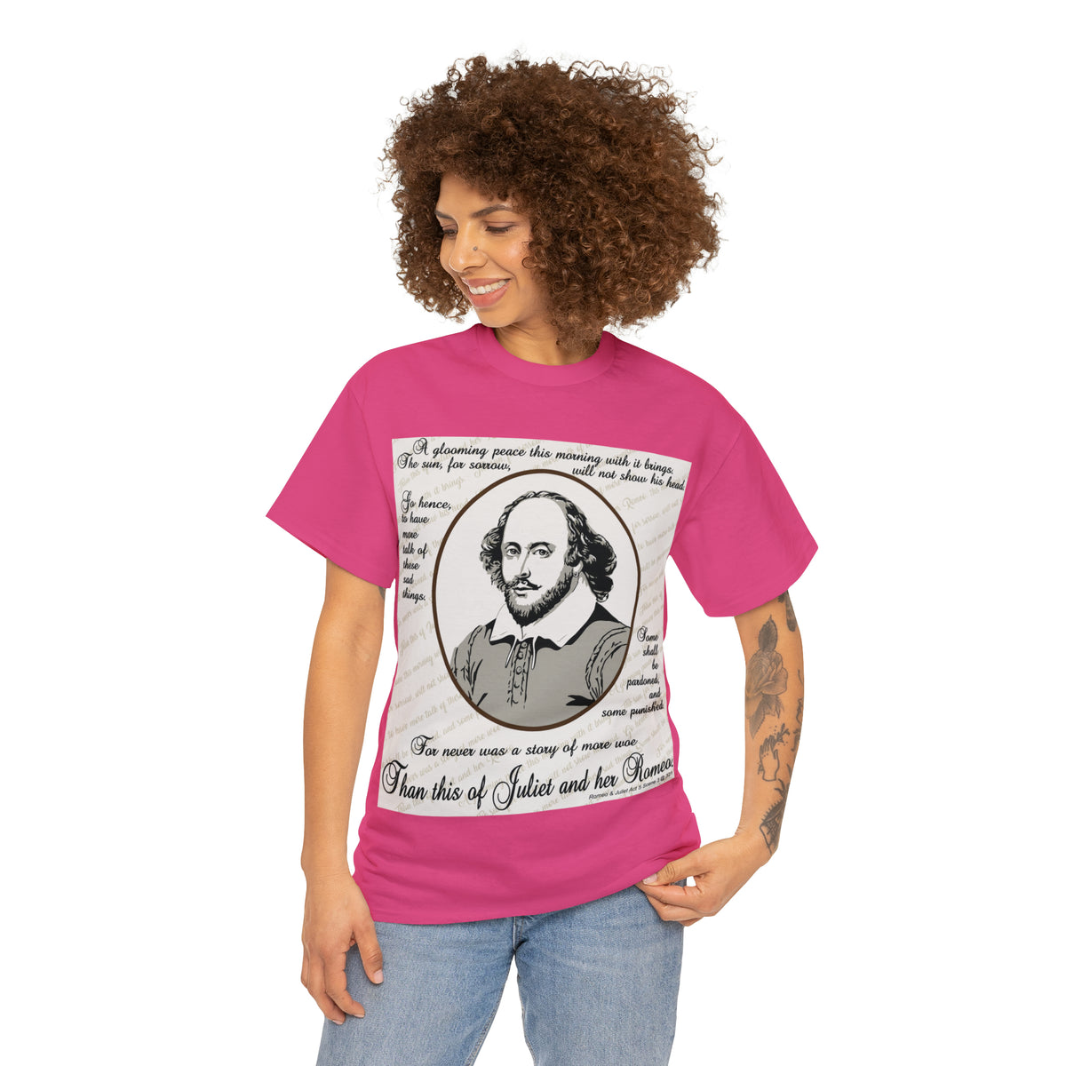 No Greater Tale of Woe... Juliet & Romeo.- Unisex Heavy Cotton Tee