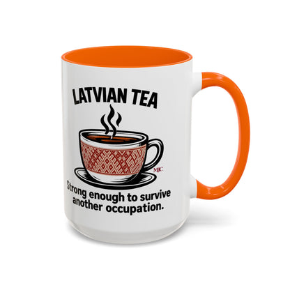 Latvian Tea Mug | Latvian Heritage & Humour Gift | BalticAF