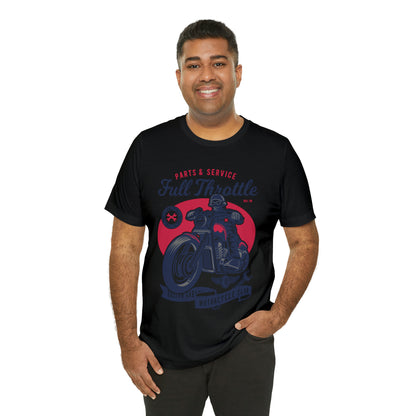 FULL THROTTLE Parts & Service - Unisex Jersey Short Sleeve Tee