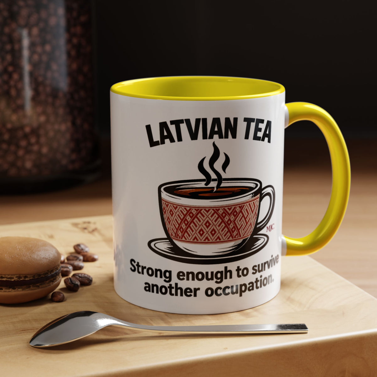 Latvian Tea Mug | Latvian Heritage & Humour Gift | BalticAF