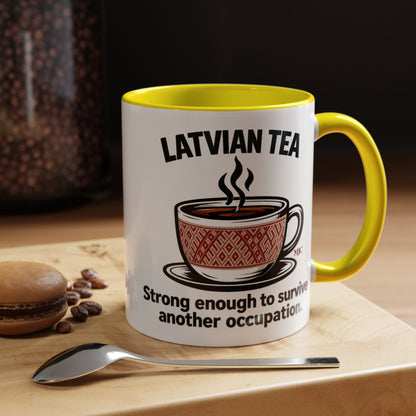 Latvian Tea Mug | Latvian Heritage & Humour Gift | BalticAF