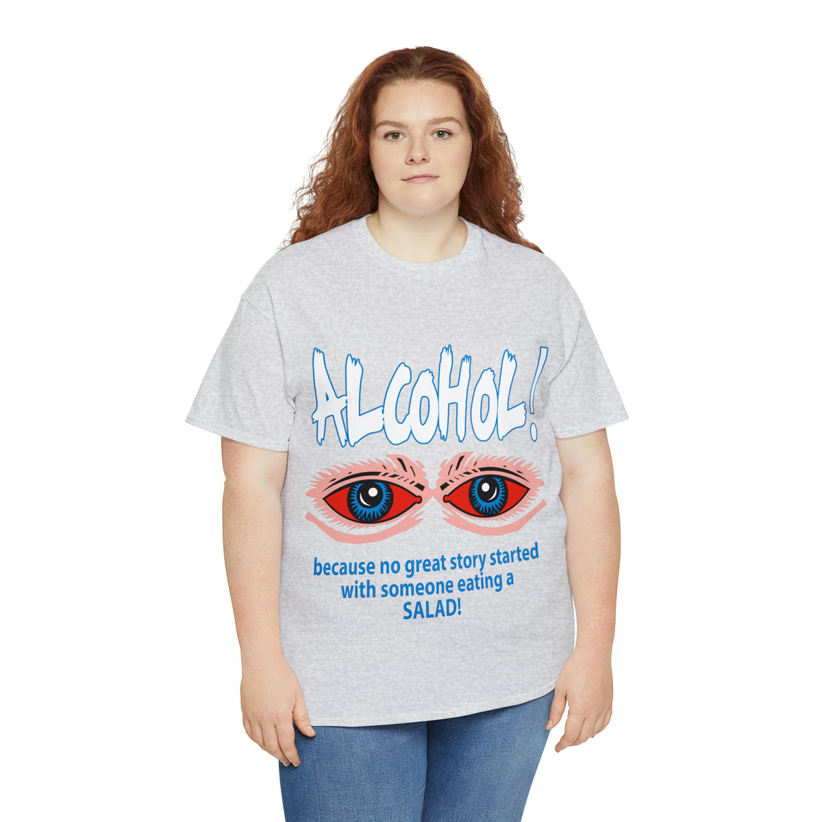 "ALC****" vs Salad - Funny Unisex Heavy Cotton Tee - AUS