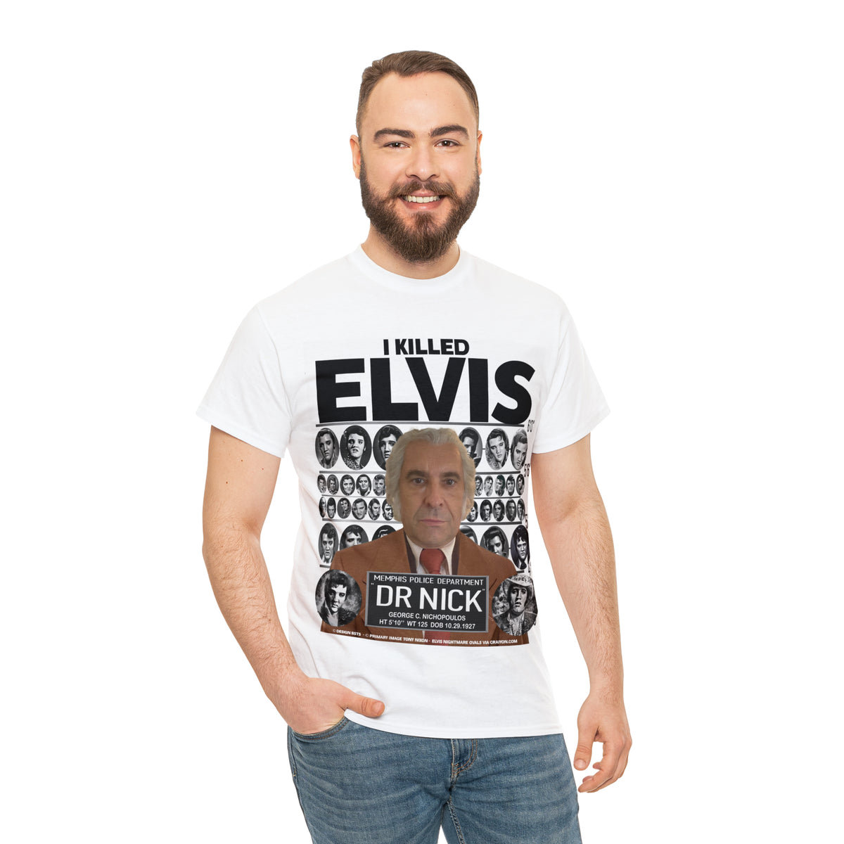 I KI**** ELVIS  - Unisex Heavy Cotton Tee - AUS