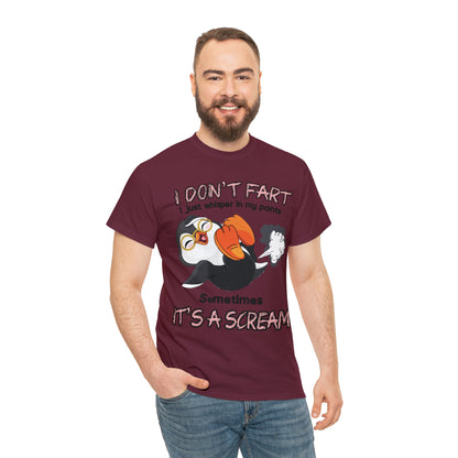 I DON'T FA*T - Funny Unisex Heavy Cotton Tee - USA