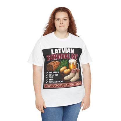 Latvian Survival Kit T-Shirt | Funny Latvian Gift | BalticAF