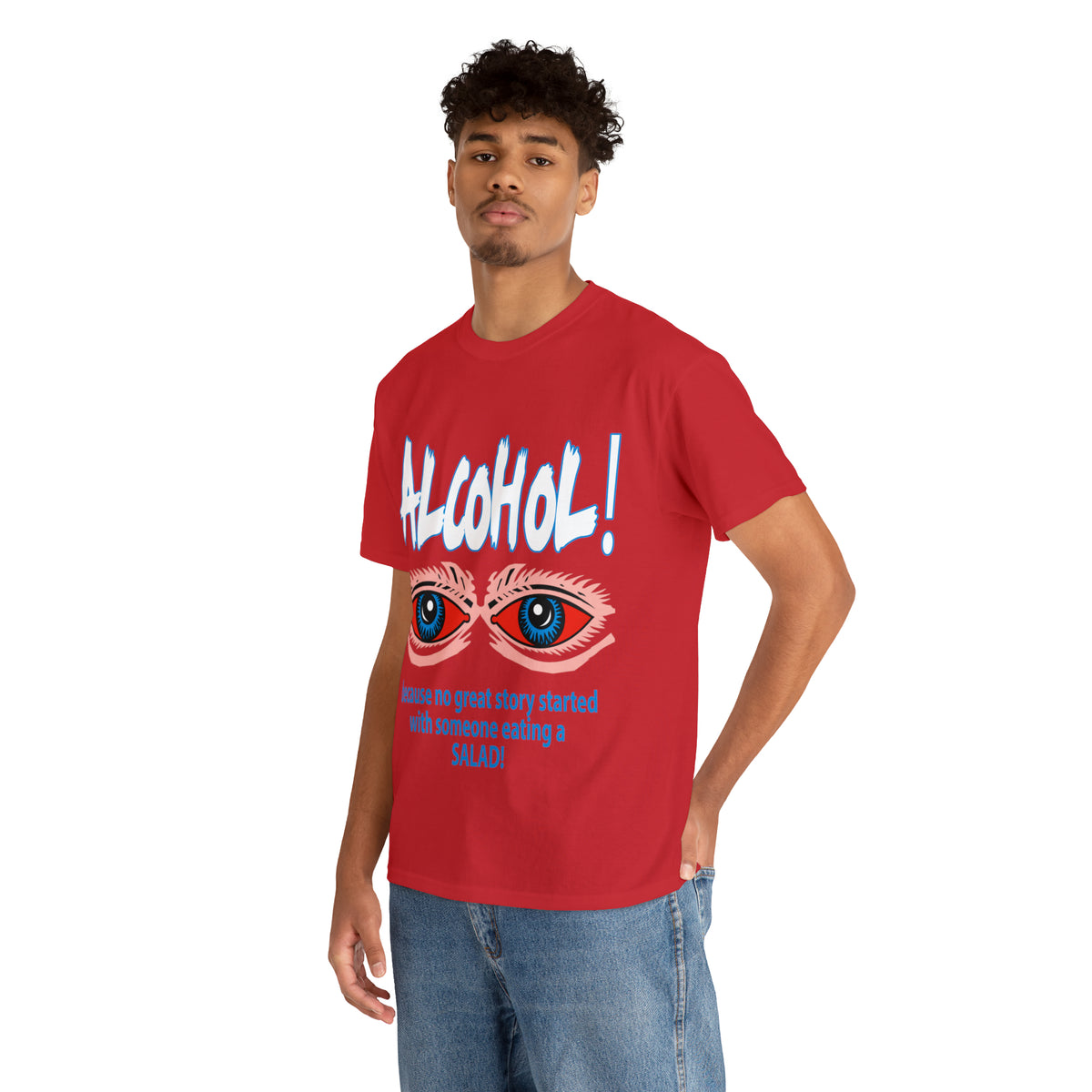 "ALC****" vs Salad - Funny Unisex Heavy Cotton Tee - AUS