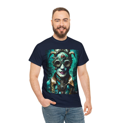 CYBER-STEAMPUNK LORD - Airt on a Shirt  - Unisex Heavy Cotton Tee - AUS
