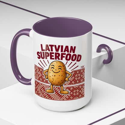 Latvian Superfood Mug | Funny Potato Gift | BalticAF