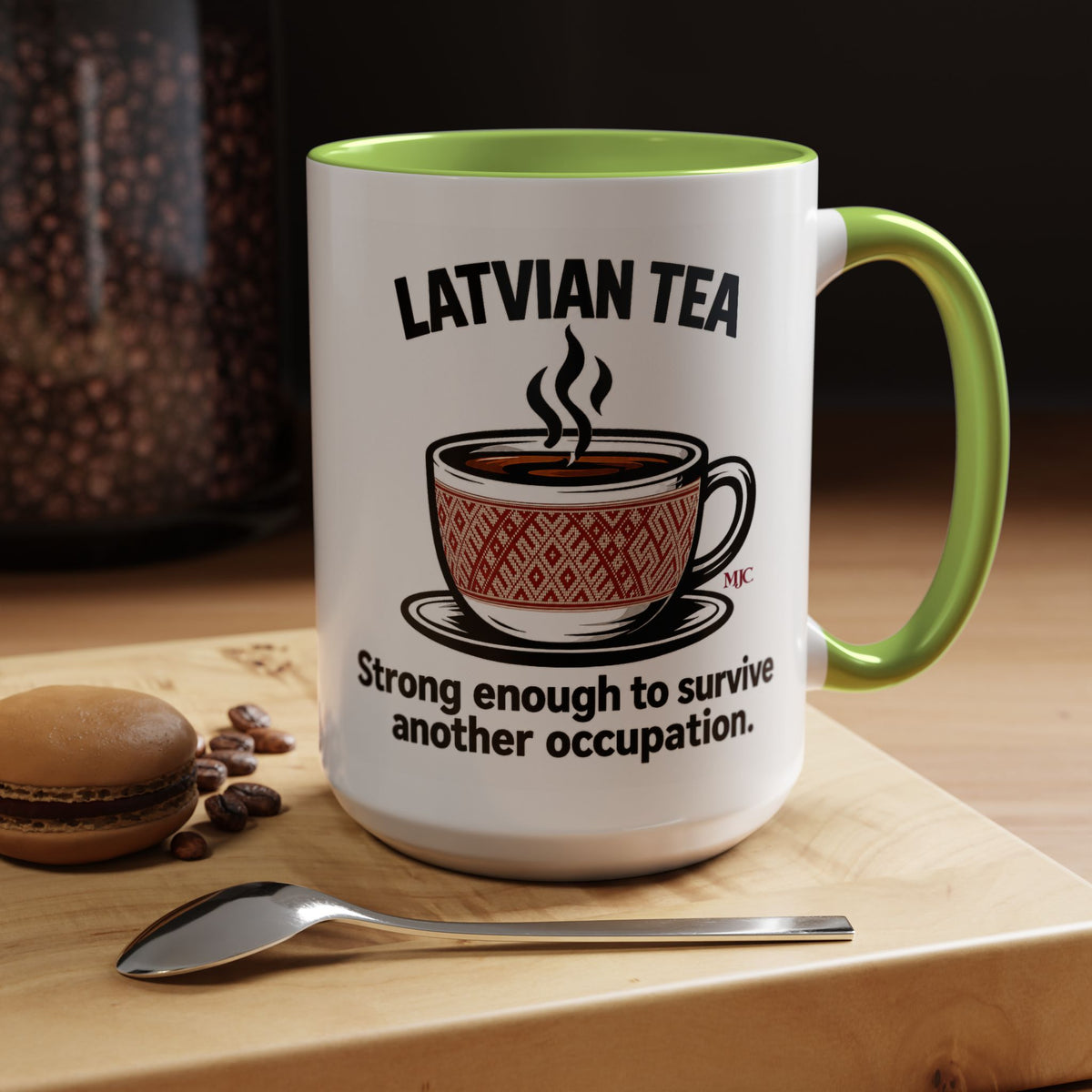 Latvian Tea Mug | Latvian Heritage & Humour Gift | BalticAF