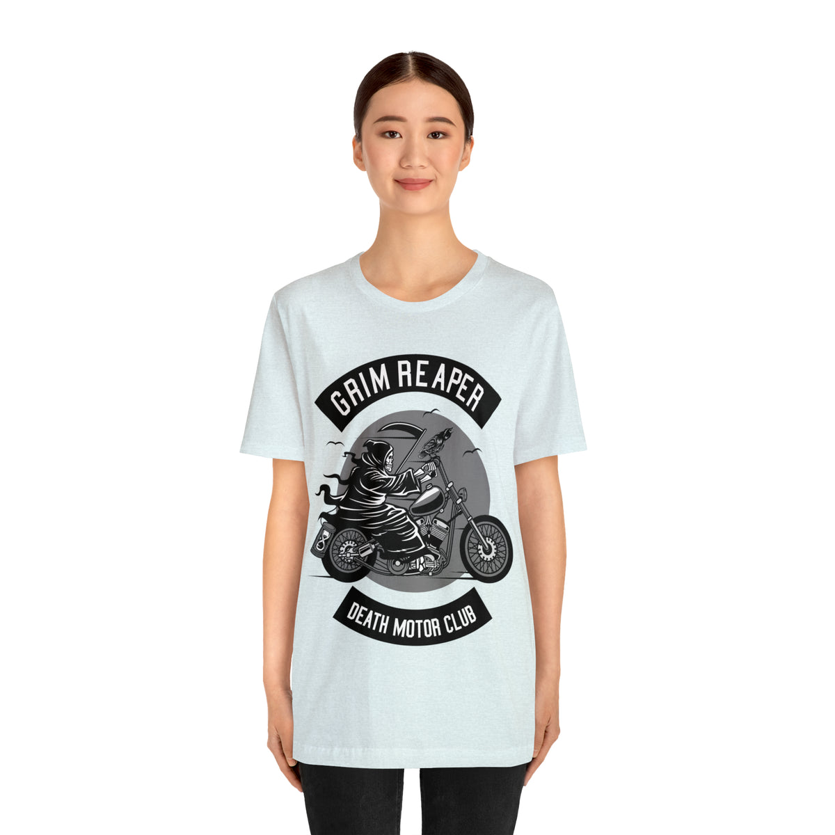 GRIM REAPER Death Motor Club - Unisex Jersey Short Sleeve Tee