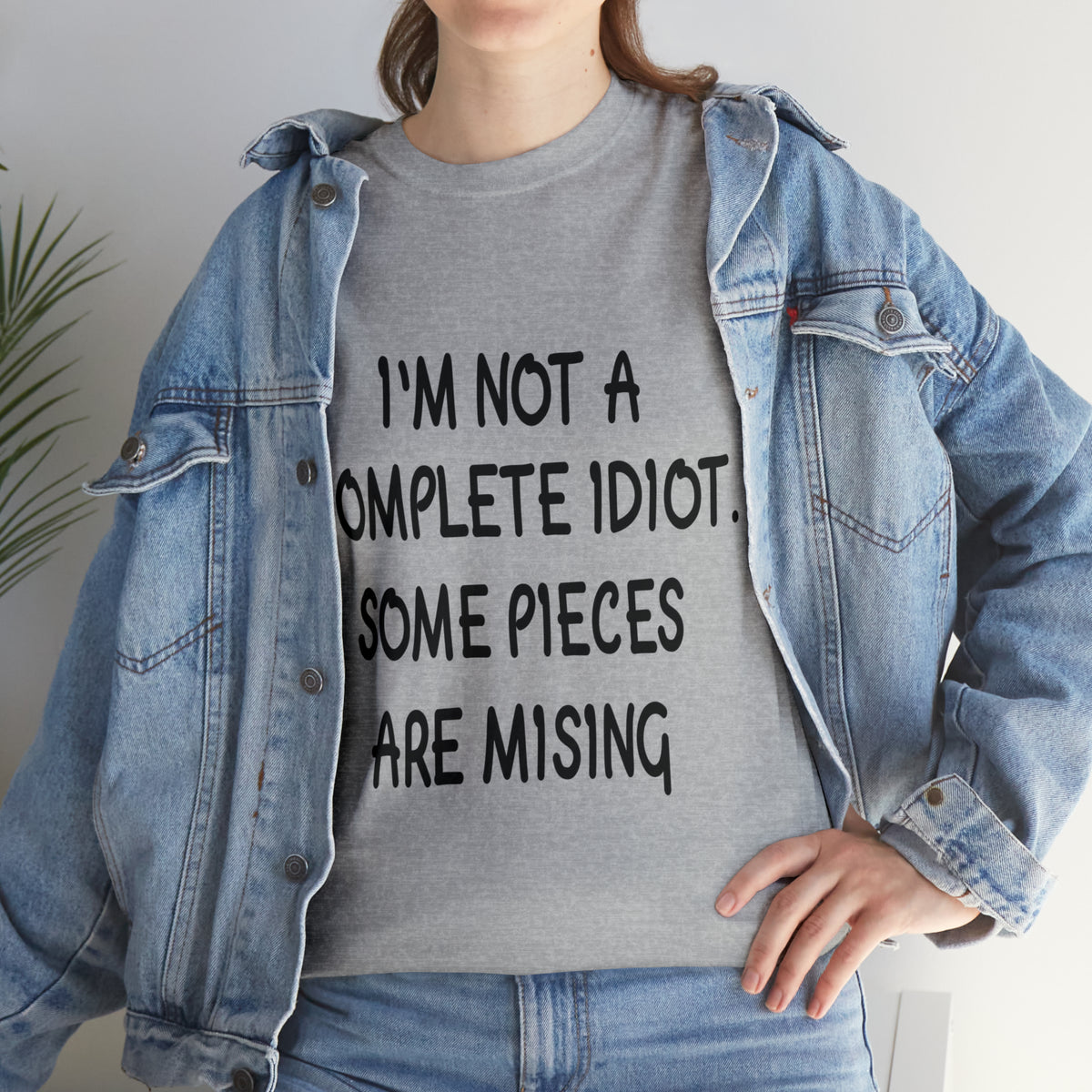 I'M NOT A COMPLETE ID*** - Unisex Heavy Cotton Tee - AUS