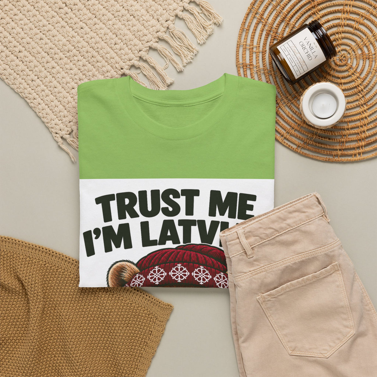 Trust Me I'm Latvian T-Shirt | Funny Pine Marten Gift | BalticAF
