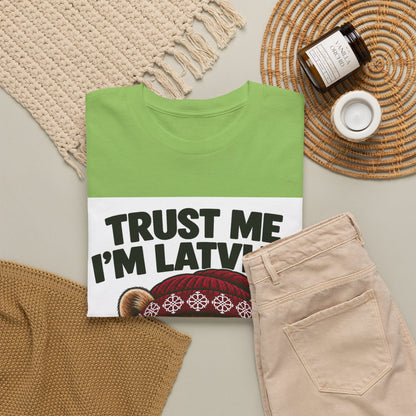 Trust Me I'm Latvian T-Shirt | Funny Pine Marten Gift | BalticAF
