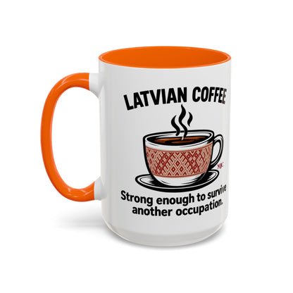 Latvian Coffee Mug | Funny Latvian Heritage Gift | BalticAF