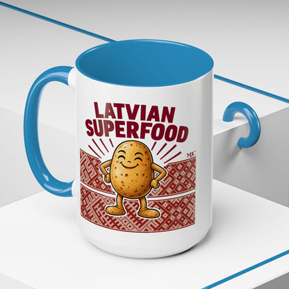 Latvian Superfood Mug | Funny Potato Gift | BalticAF