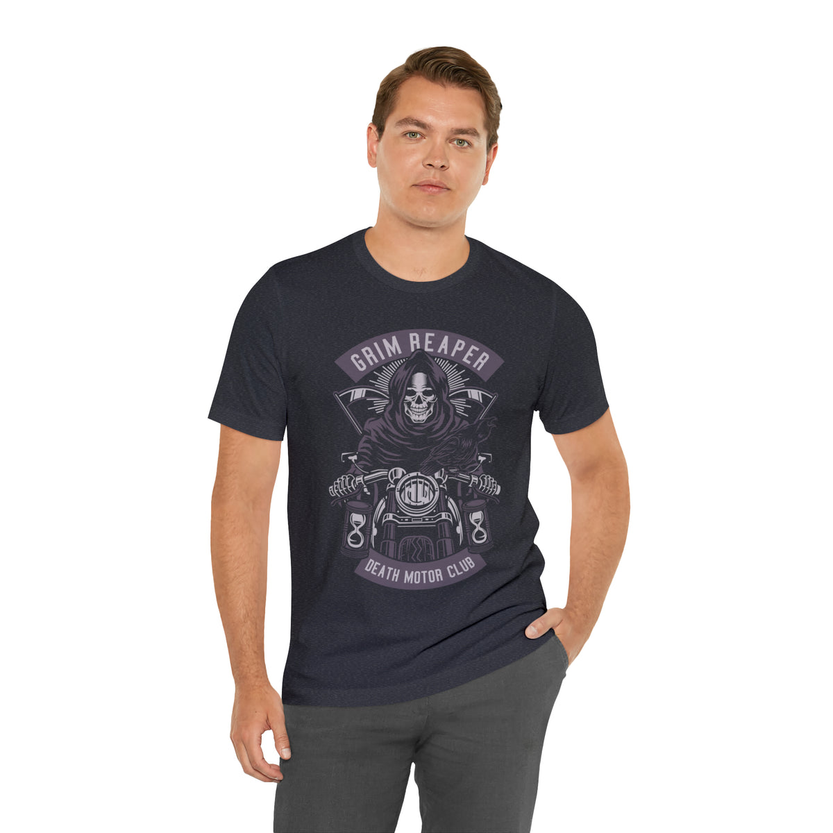 GRIM REAPER Moto Club - Unisex Jersey Short Sleeve Tee