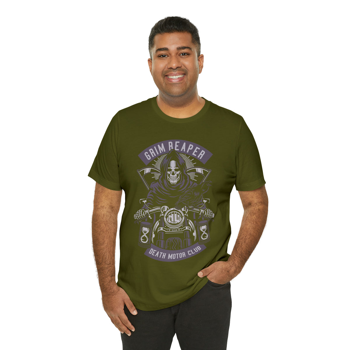 GRIM REAPER Moto Club - Unisex Jersey Short Sleeve Tee