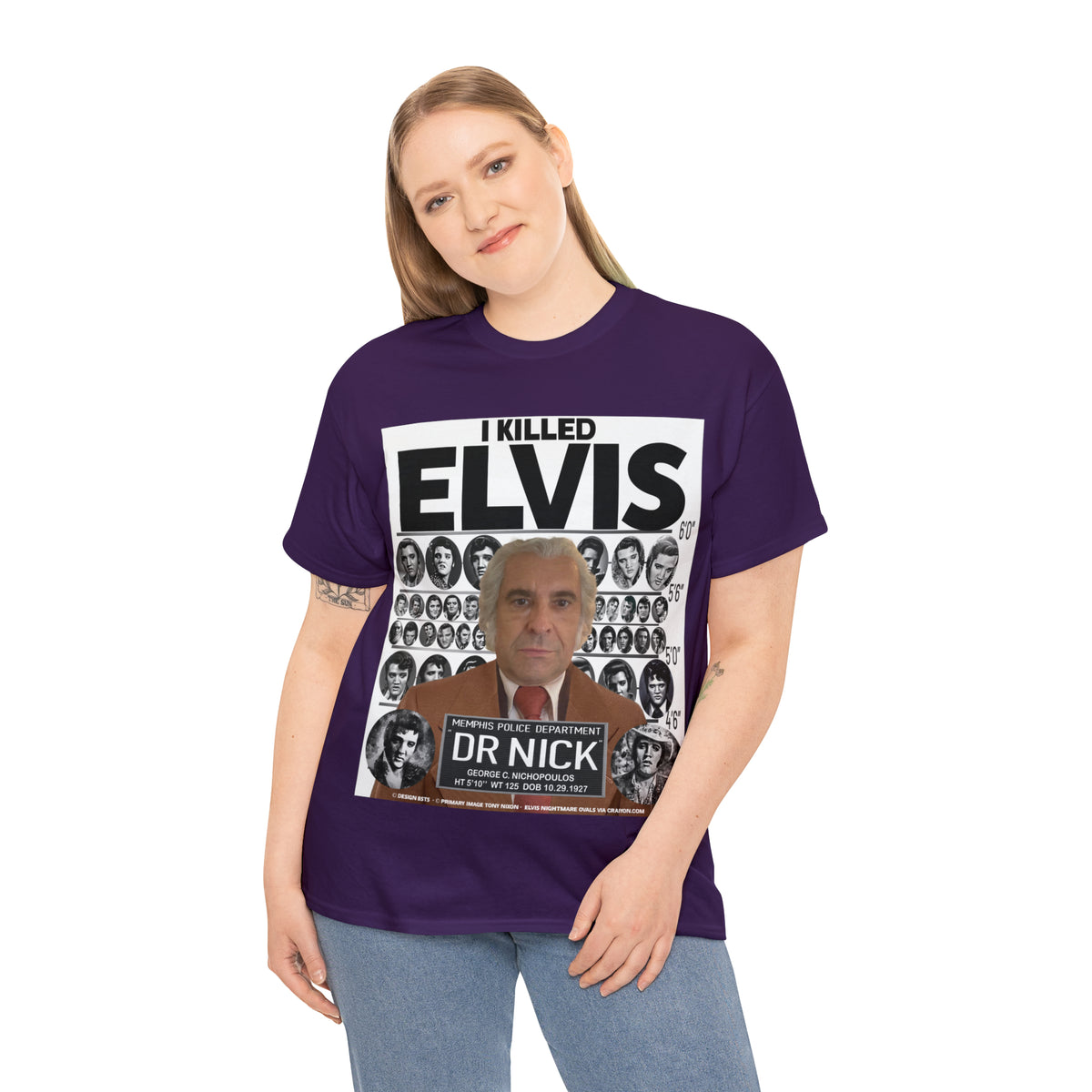 I KI**** ELVIS  - Unisex Heavy Cotton Tee - AUS