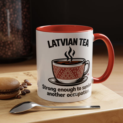 Latvian Tea Mug | Latvian Heritage & Humour Gift | BalticAF