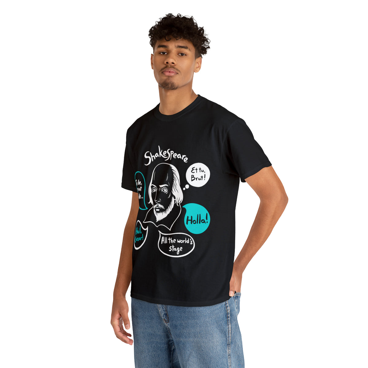 SHAKESPEARE (dark) - Unisex Heavy Cotton Tee