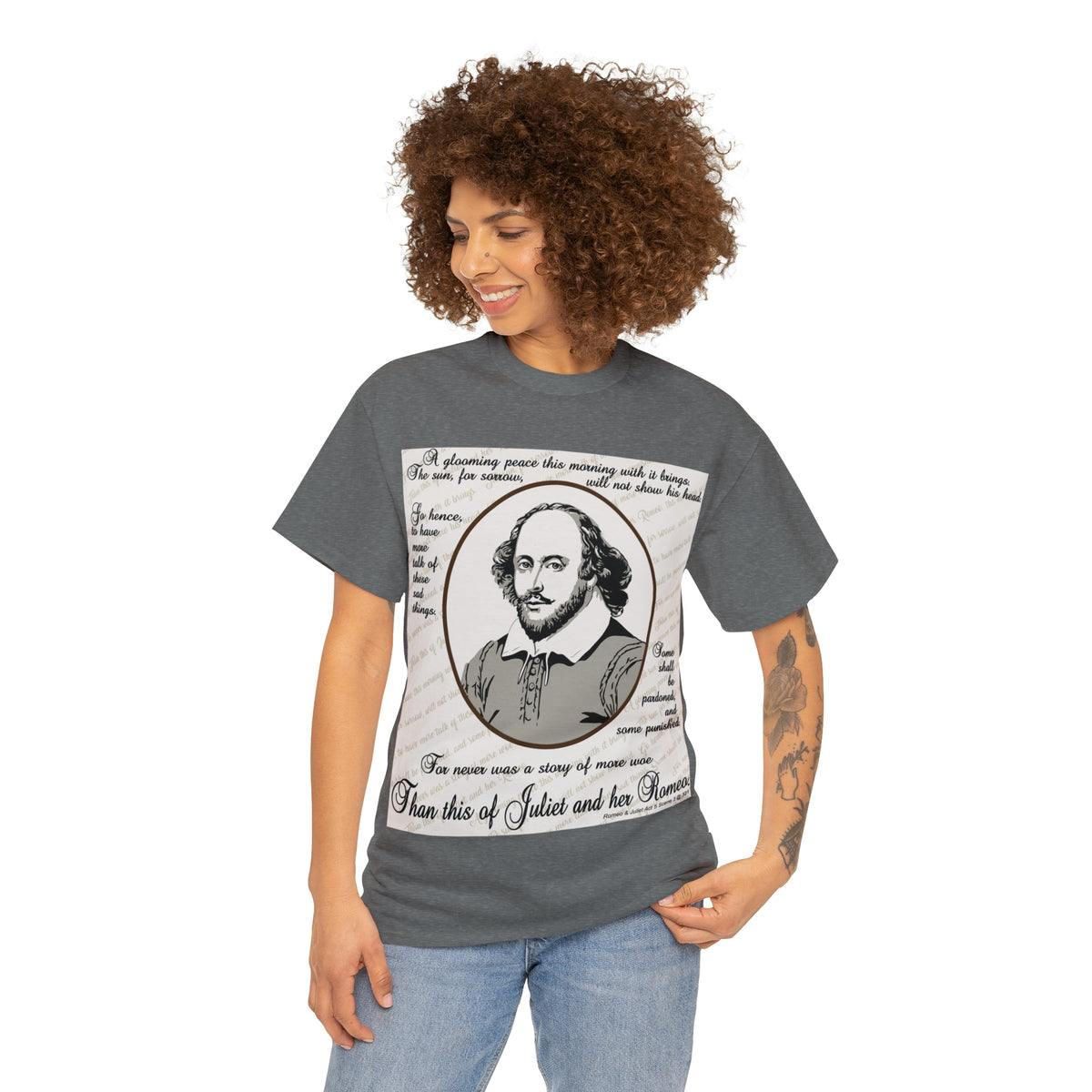 No Greater Tale of Woe... Juliet & Romeo.- Unisex Heavy Cotton Tee
