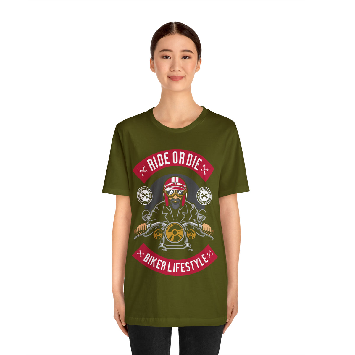 BIKER LIFESTYLE - Ride or Die - Unisex Jersey Short Sleeve Tee
