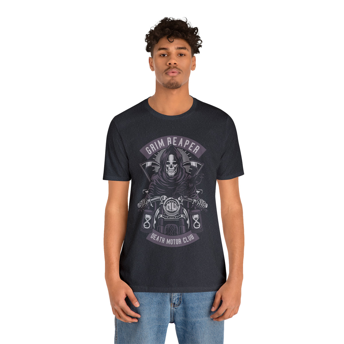 GRIM REAPER Moto Club - Unisex Jersey Short Sleeve Tee