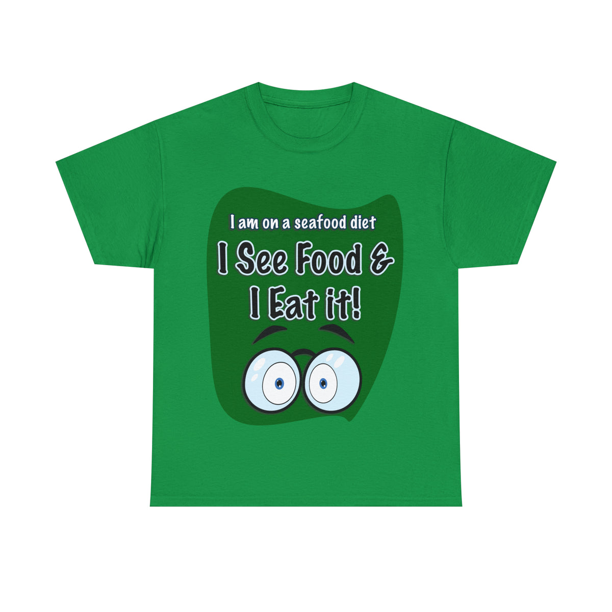 I See FOOD - Funny Unisex Heavy Cotton Tee - AUS
