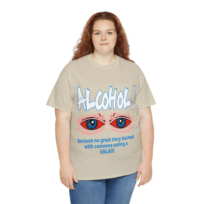 "ALC****" vs Salad - Funny Unisex Heavy Cotton Tee - AUS