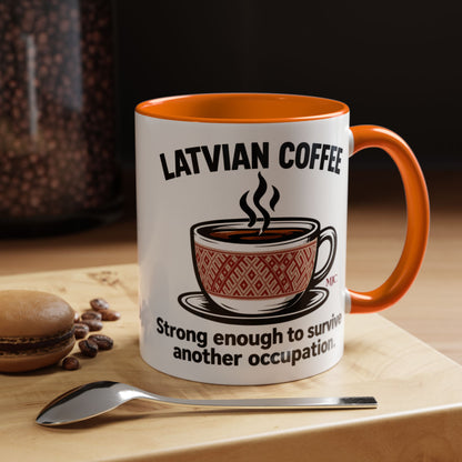 Latvian Coffee Mug | Funny Latvian Heritage Gift | BalticAF
