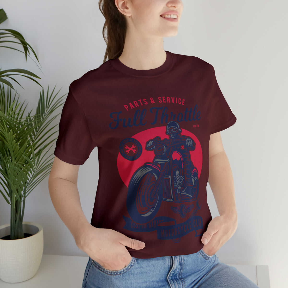 FULL THROTTLE Parts & Service - Unisex Jersey Short Sleeve Tee