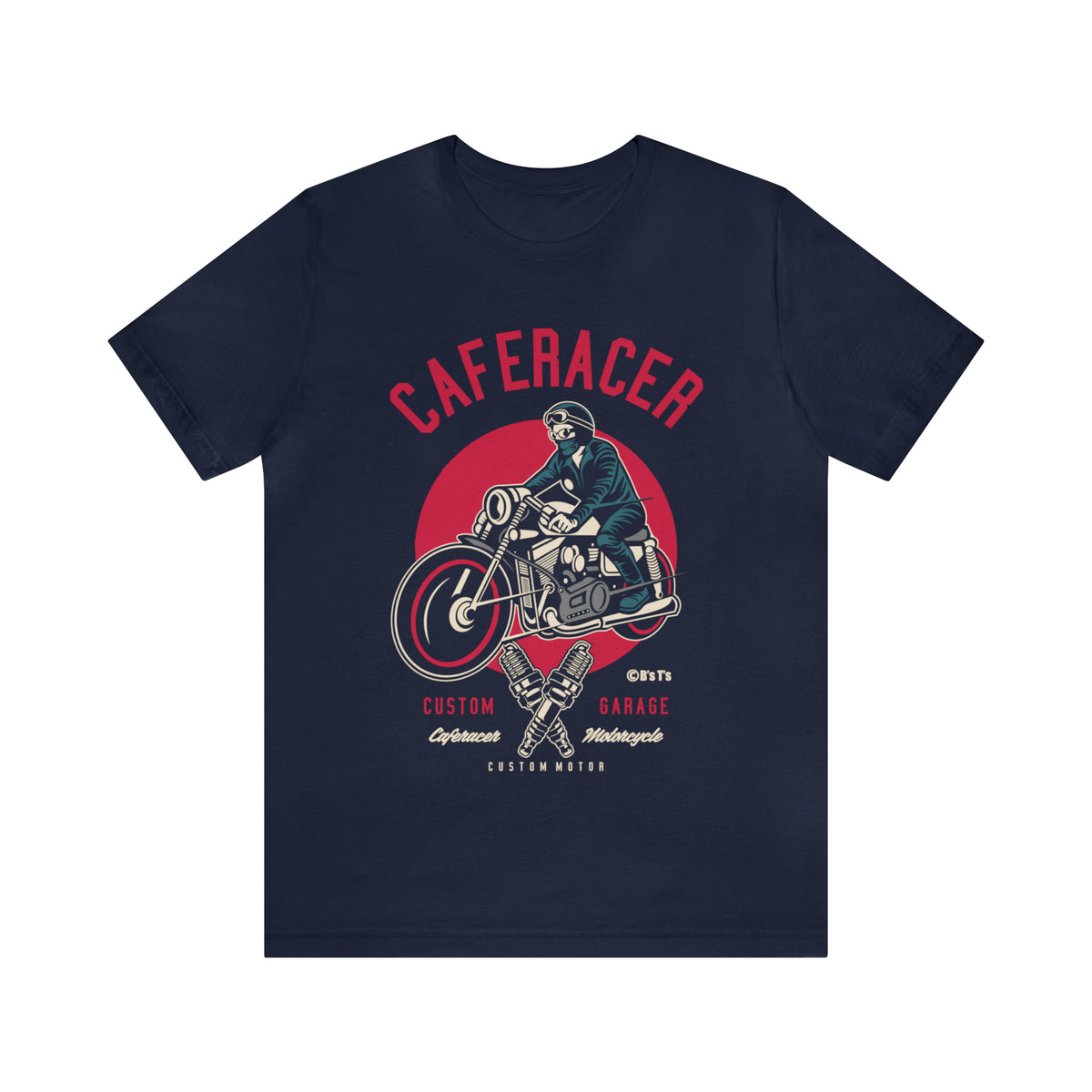 CAFE RACER Custom Garage - Unisex Jersey Short Sleeve Tee
