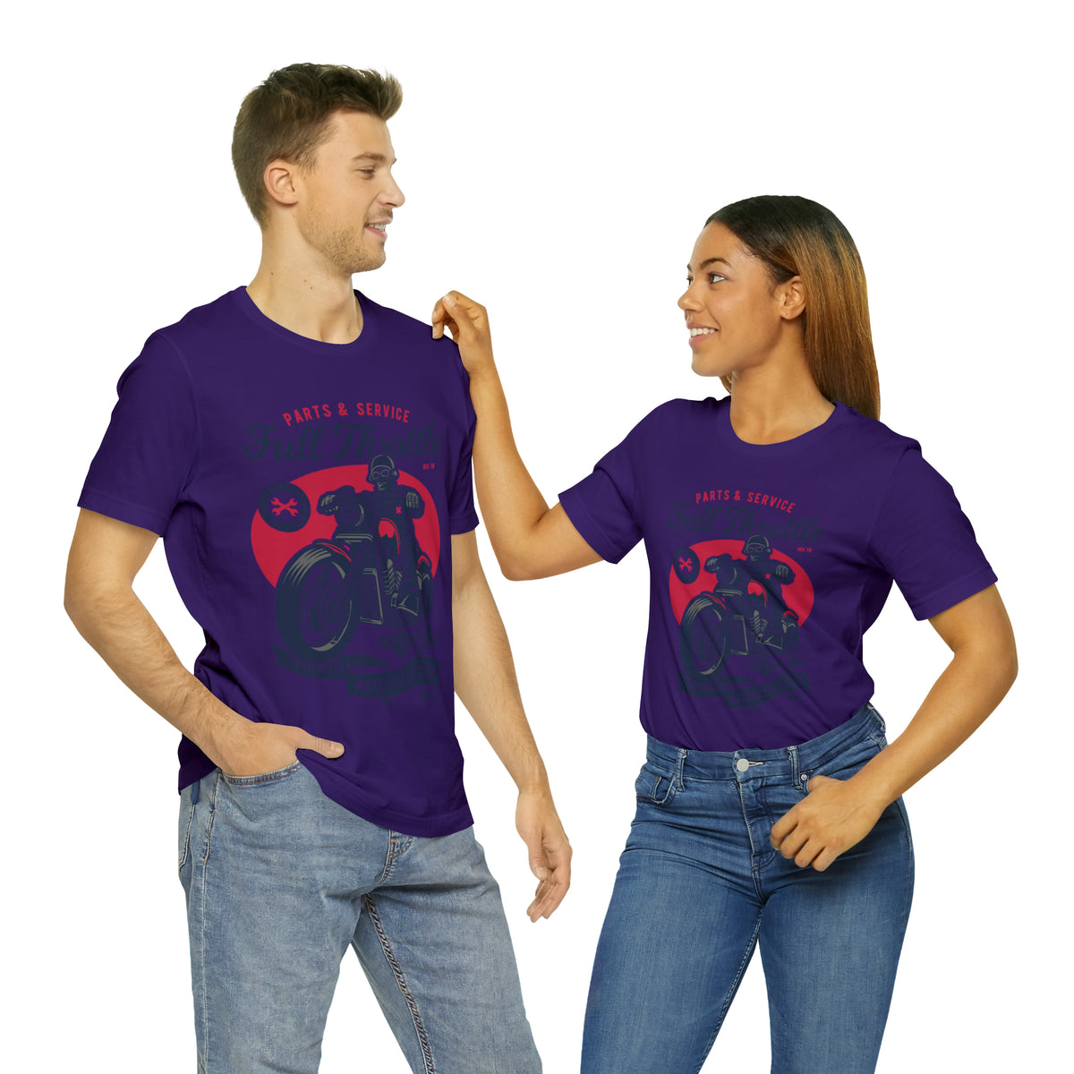 FULL THROTTLE Parts & Service - Unisex Jersey Short Sleeve Tee