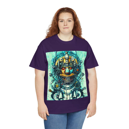 CYBERPUNK STEAMPUNK AUTON - Airt on a Shirt  - Unisex Heavy Cotton Tee - AUS