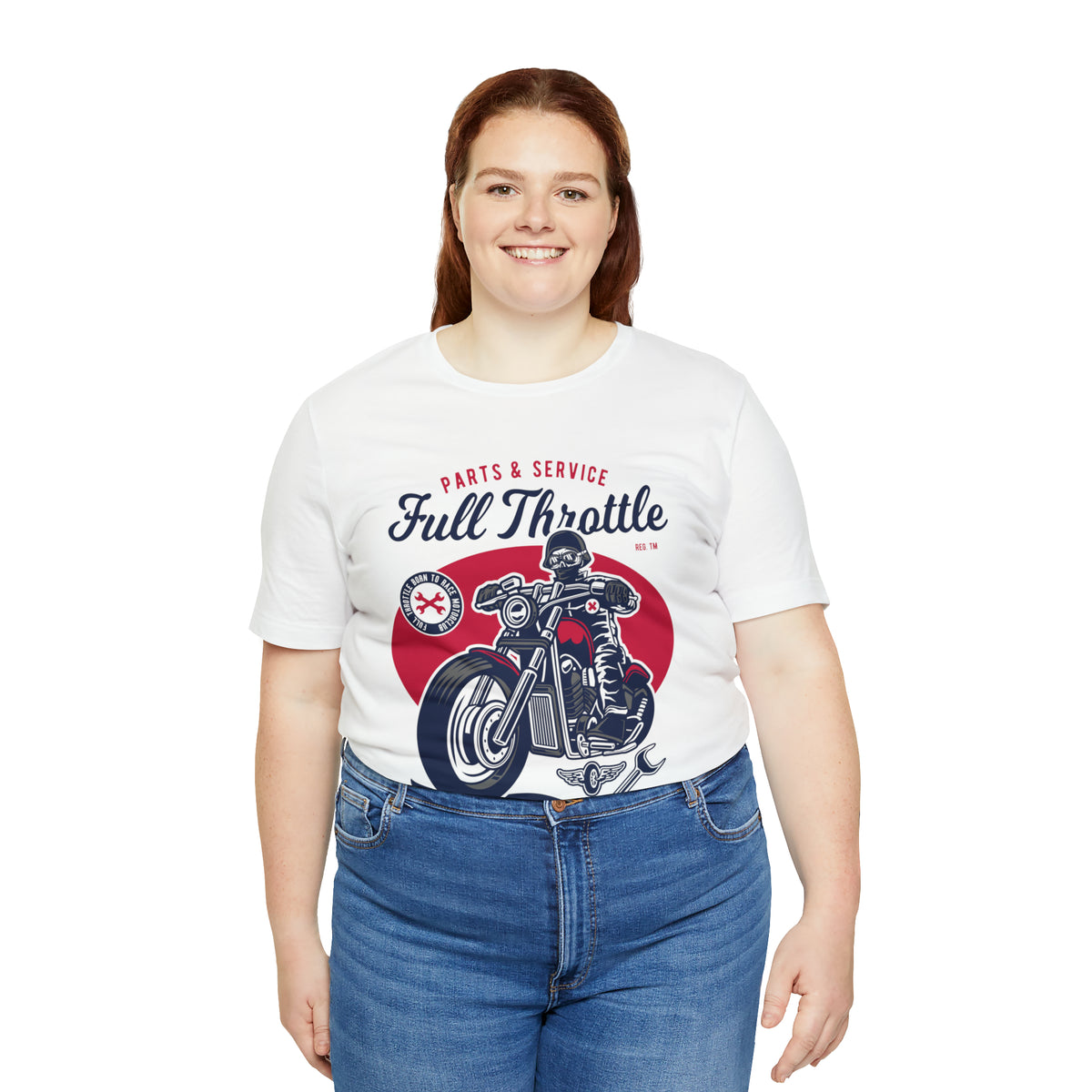 FULL THROTTLE Parts & Service - Unisex Jersey Short Sleeve Tee