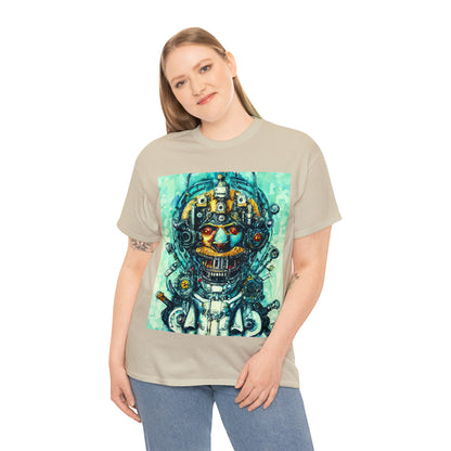 CYBERPUNK STEAMPUNK AUTON - Airt on a Shirt  - Unisex Heavy Cotton Tee - AUS